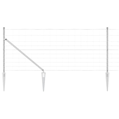Recinzione in rete saldata con punte 50 x 1 m (P x H)