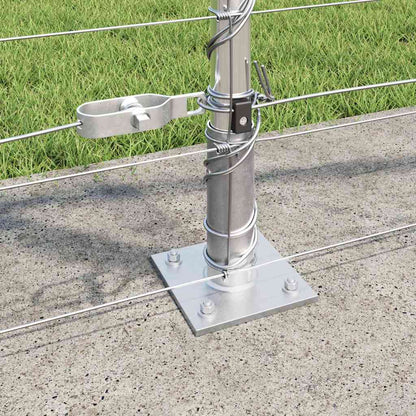 Palo della recinzione Zincato 50 x 1,2 m Acciaio | homemem39