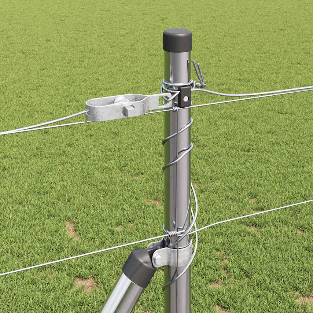Palo della recinzione Zincato 50 x 1,2 m Acciaio | homemem39