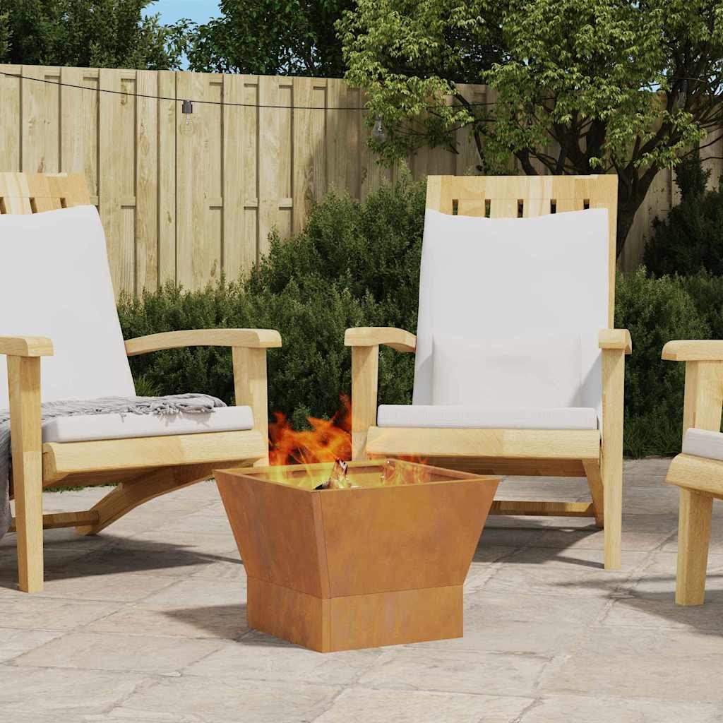 Focolare Marrone 40 x 40 x 35 cm Acciaio