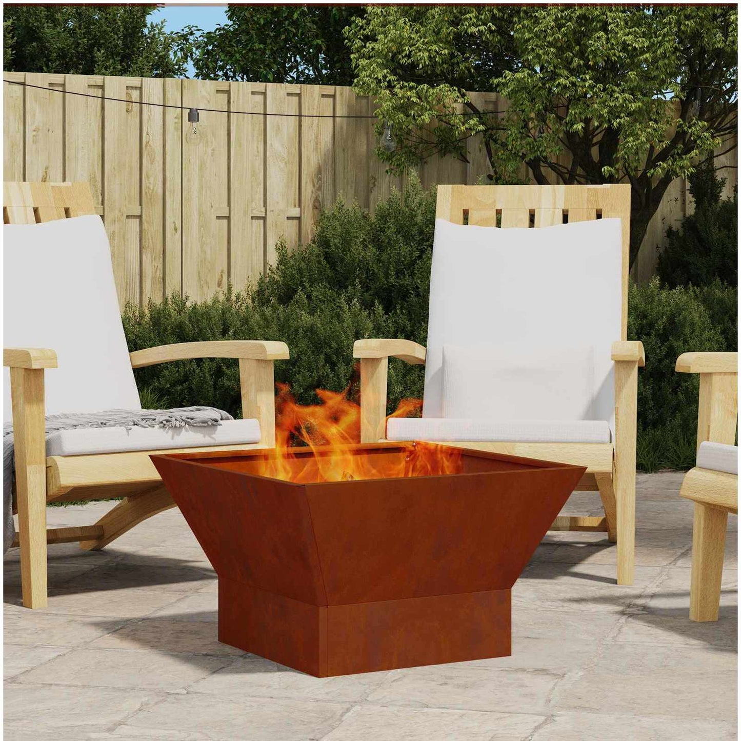 Focolare Marrone 60 x 60 x 35 cm