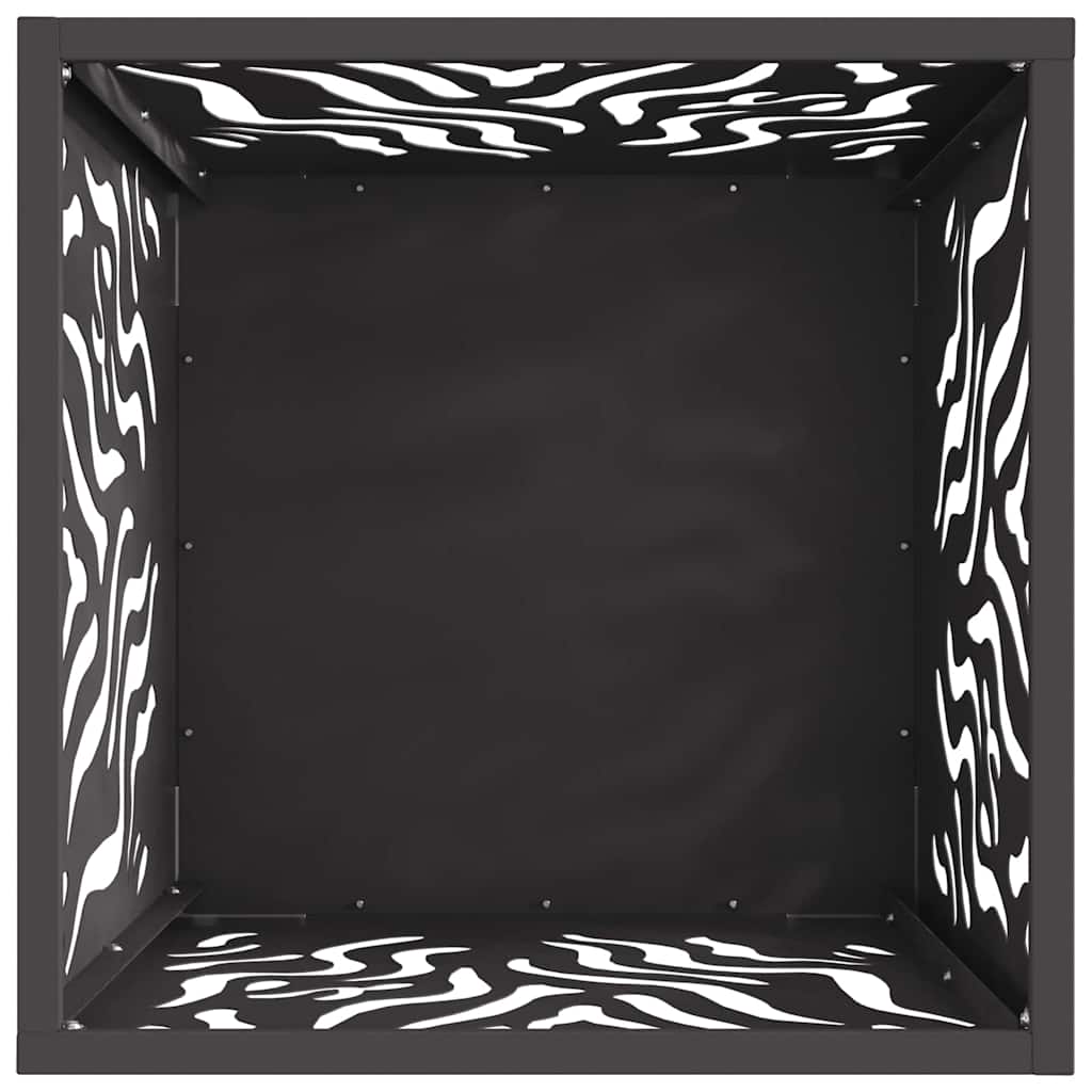 Focolare Nero 40 x 40 x 40 cm Acciaio