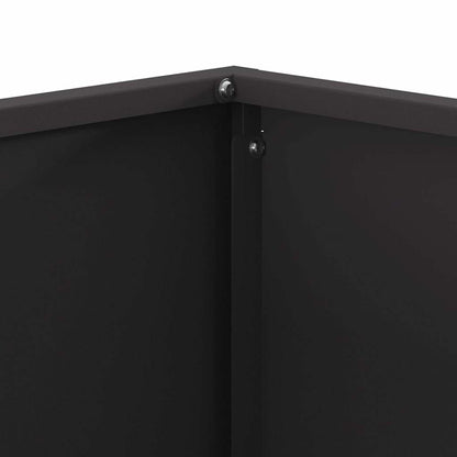 Focolare Nero 60 x 60 x 40 cm Acciaio