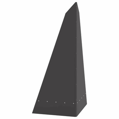 Focolare Nero 58 x 40 x 100 cm Acciaio | homemem39