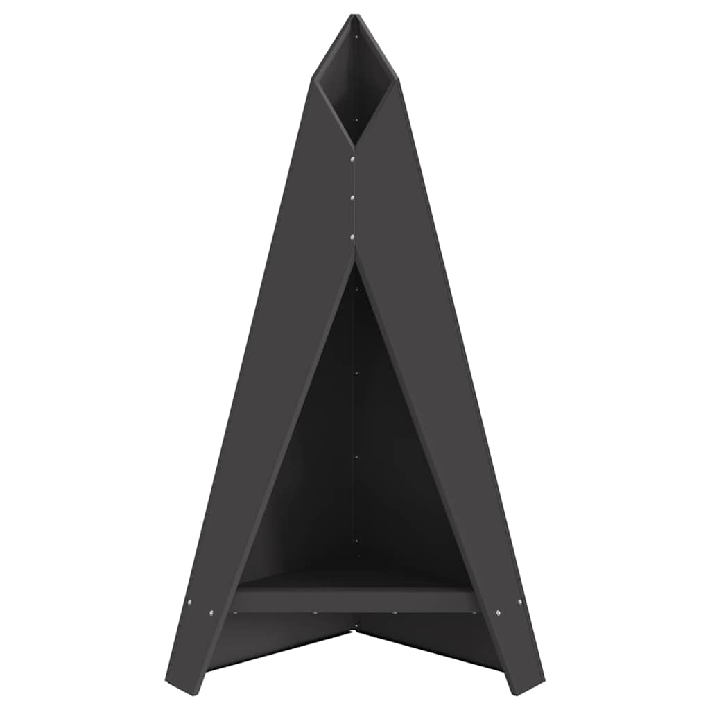 Focolare Nero 58 x 40 x 100 cm Acciaio