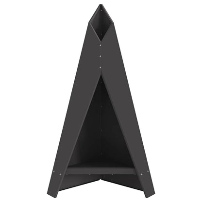 Focolare Nero 58 x 40 x 100 cm Acciaio