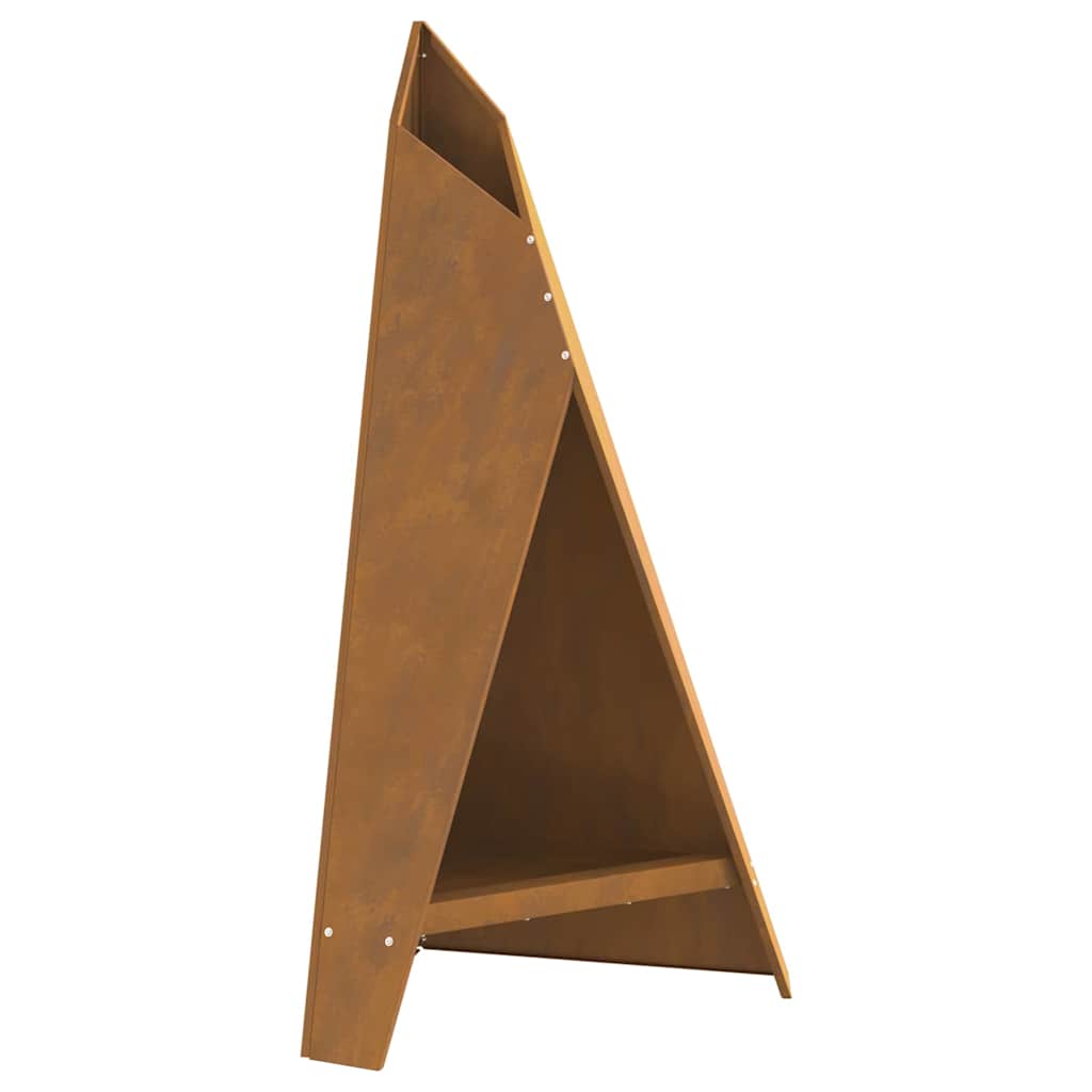 Focolare Marrone 58 x 40 x 100 cm acciaio corten