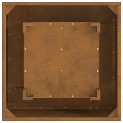 Focolare Marrone 60 x 60 x 30 cm Acciaio