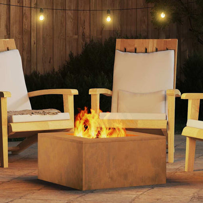 Focolare Marrone 60 x 60 x 30 cm Acciaio