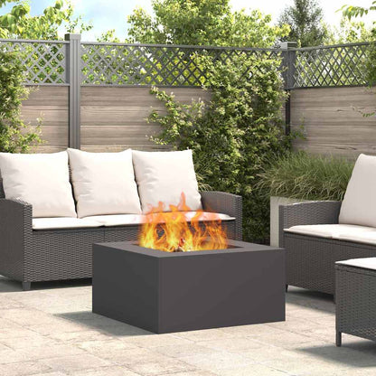 Focolare Nero 80 x 80 x 40 cm Acciaio