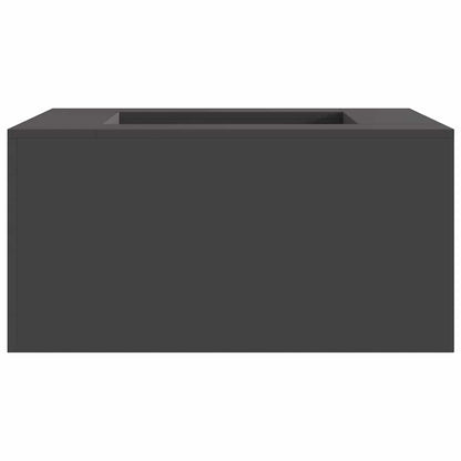 Focolare Nero 80 x 80 x 40 cm Acciaio laminato a freddo