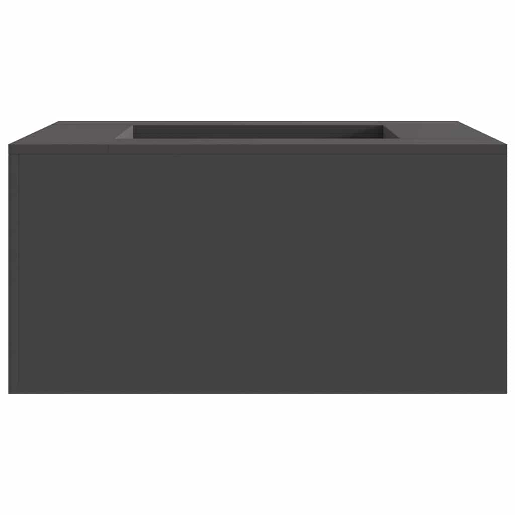 Focolare Nero 80 x 80 x 40 cm Acciaio
