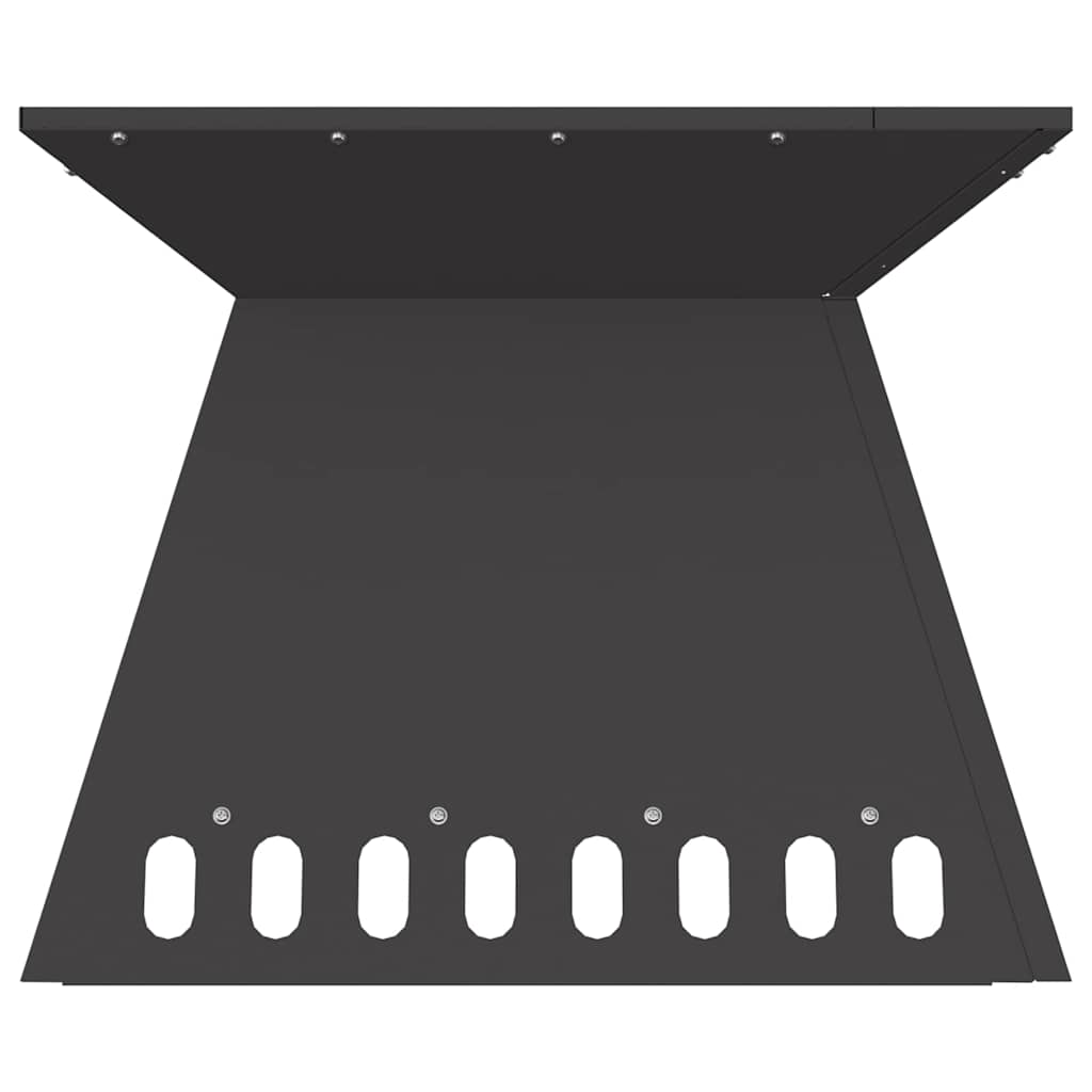 Focolare Nero 48 x 48 x 40 cm Acciaio