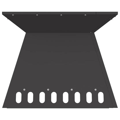 Focolare Nero 48 x 48 x 40 cm Acciaio