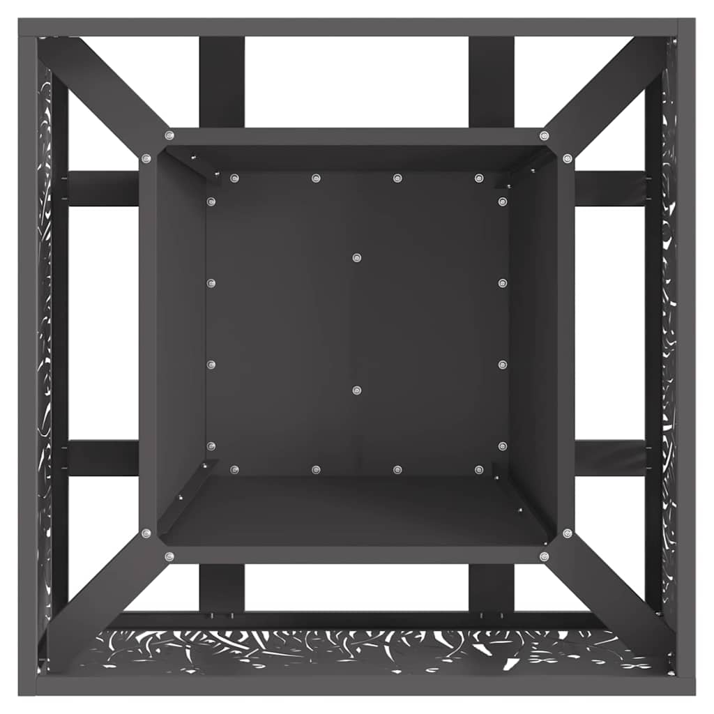 Focolare Nero 60 x 60 x 30 cm Acciaio
