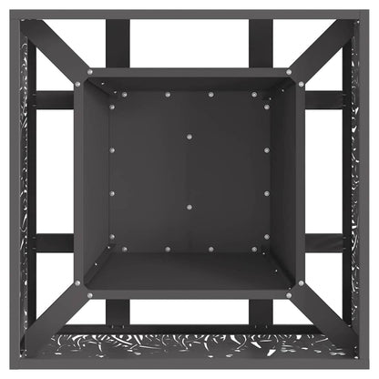 Focolare Nero 60 x 60 x 30 cm Acciaio