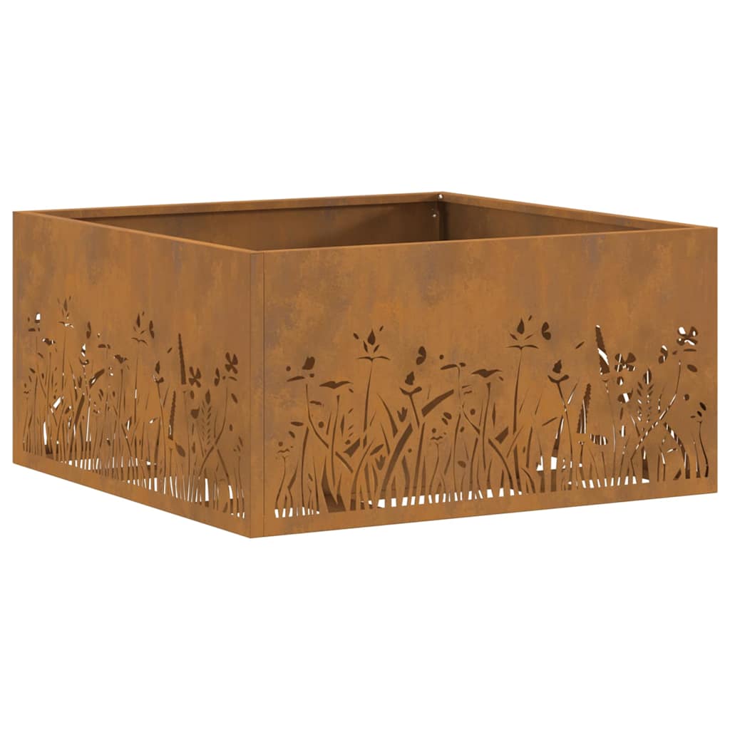 Focolare Marrone 60 x 60 x 30 cm Acciaio