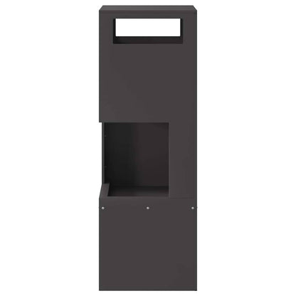 Focolare Nero 35 x 35 x 100 cm Acciaio