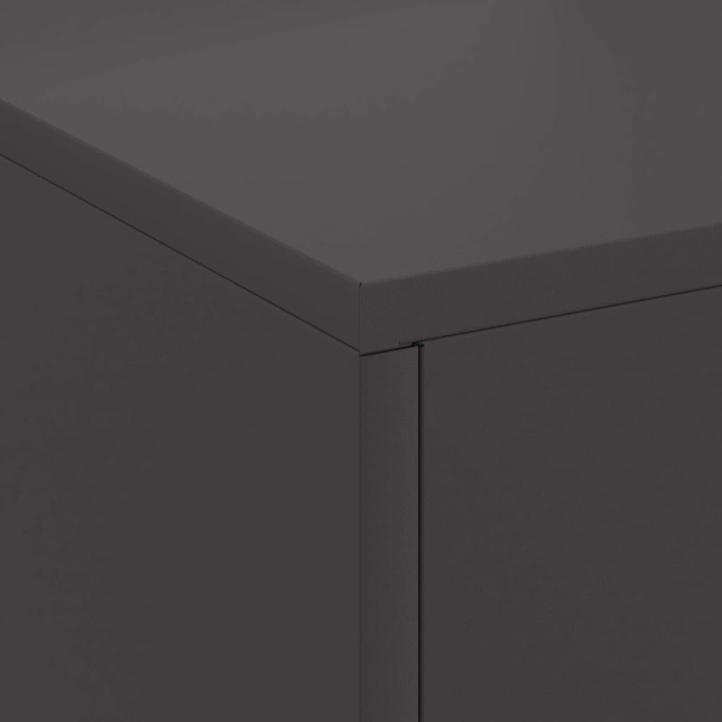 Focolare Nero 80 x 50 x 96 cm Acciaio laminato a freddo | homemem39