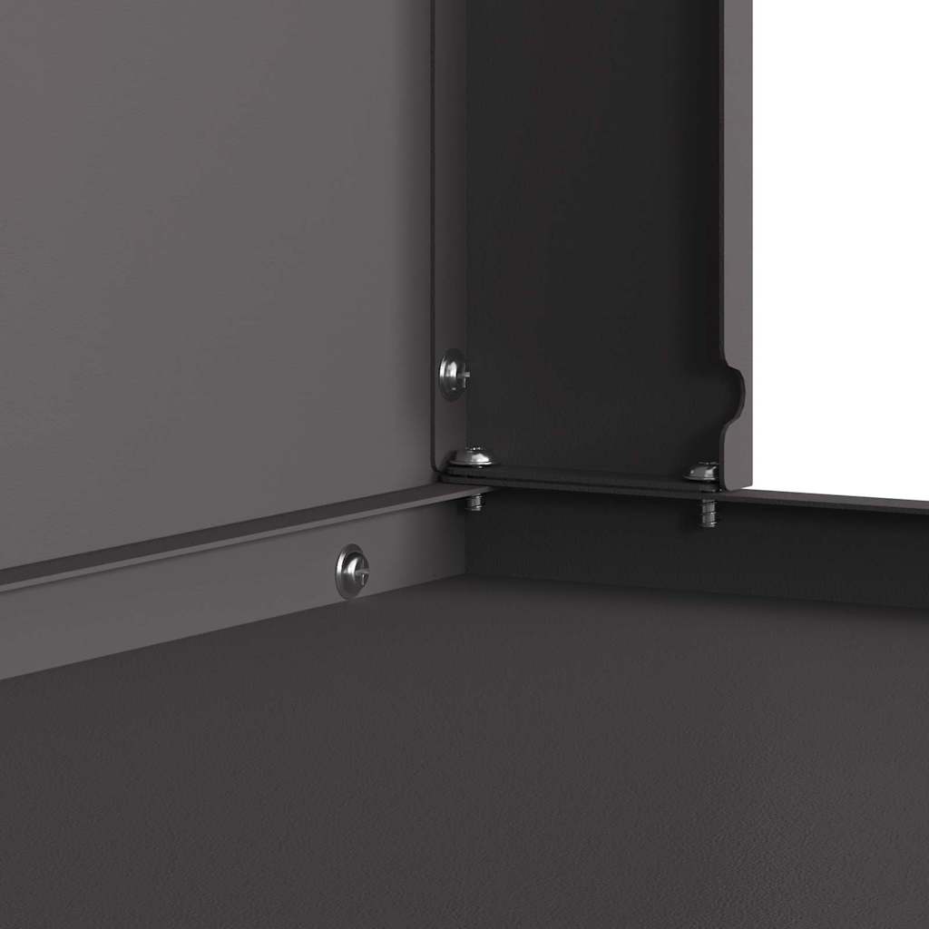 Focolare Nero 80 x 50 x 96 cm Acciaio laminato a freddo | homemem39