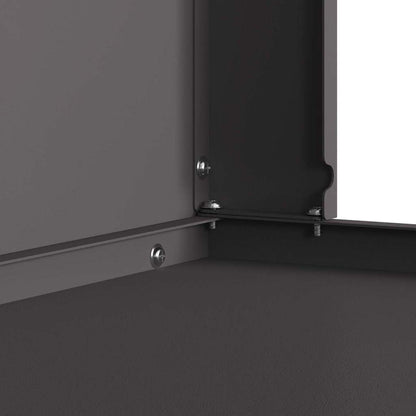 Focolare Nero 80 x 50 x 96 cm Acciaio laminato a freddo | homemem39