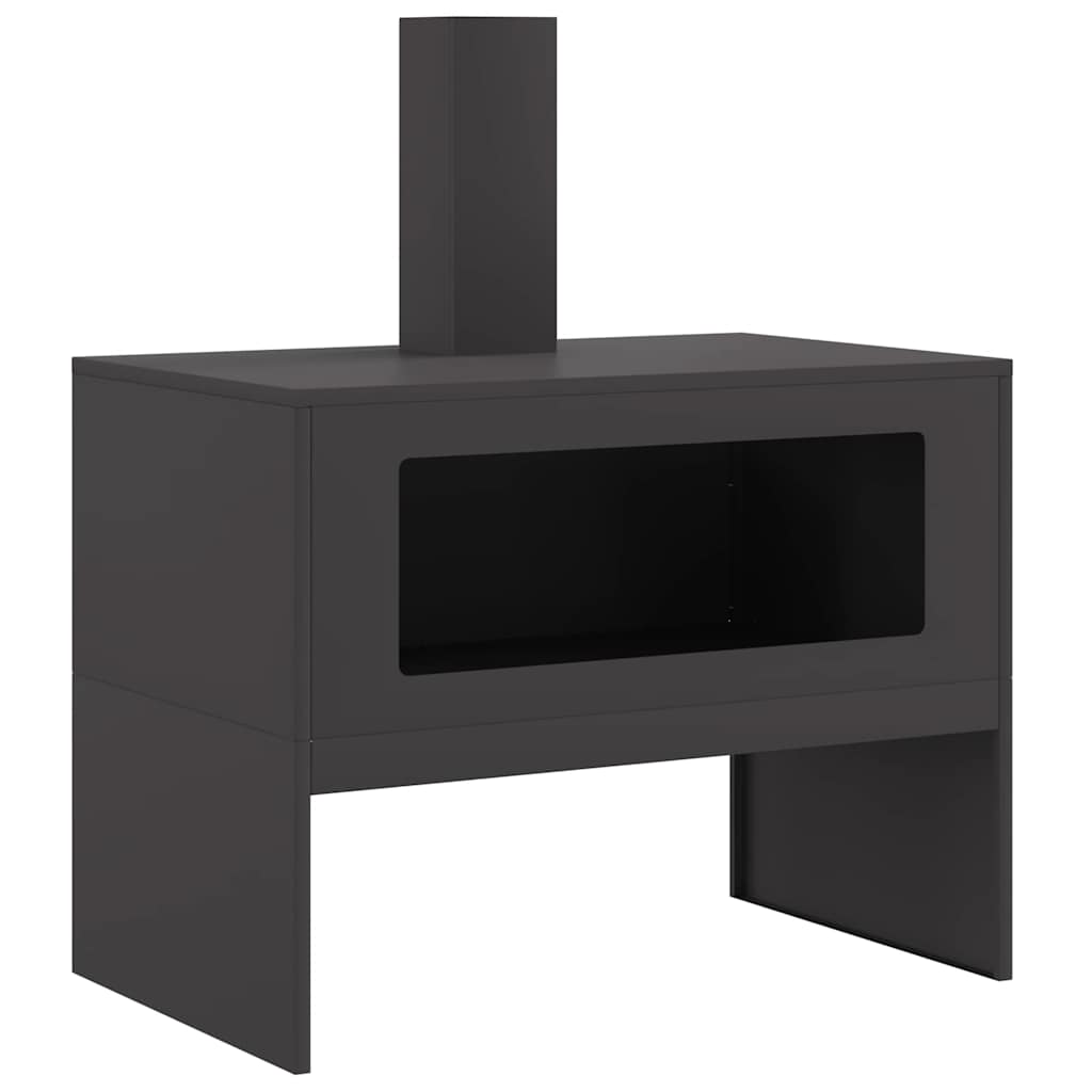 Focolare Nero 80 x 50 x 96 cm Acciaio laminato a freddo | homemem39