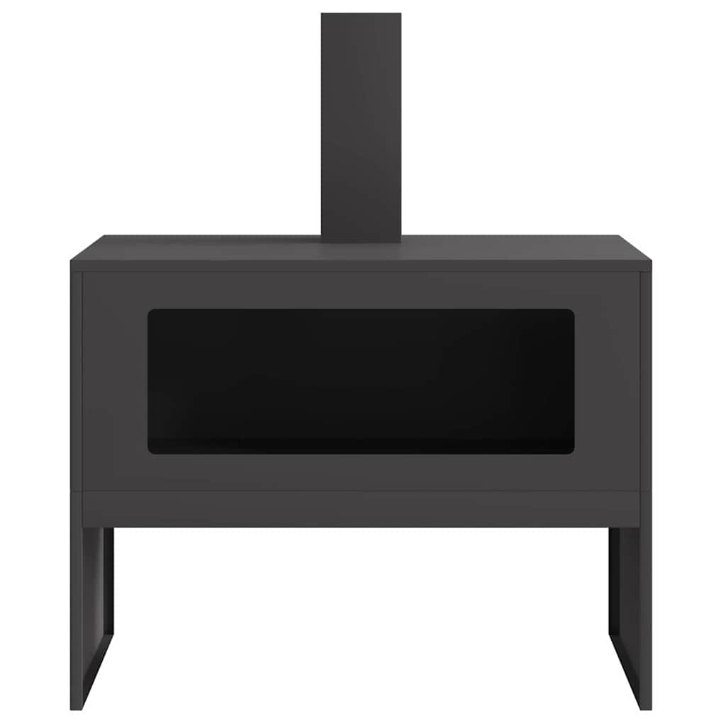 Focolare Nero 80 x 50 x 96 cm Acciaio laminato a freddo | homemem39