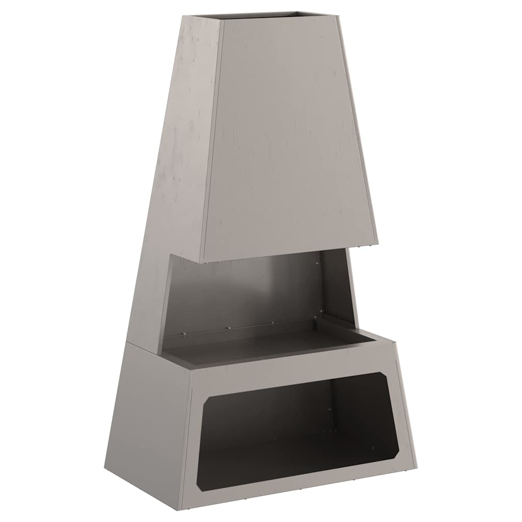 Focolare Marrone 60 x 35 x 100 cm Acciaio