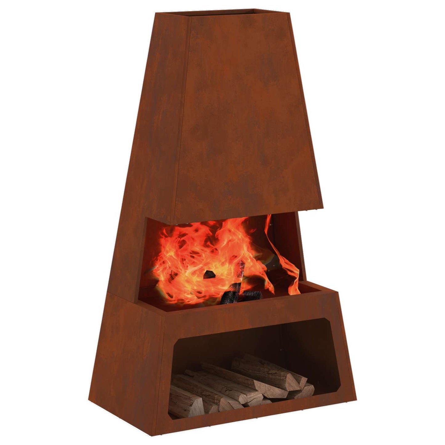Focolare Marrone 60 x 35 x 100 cm