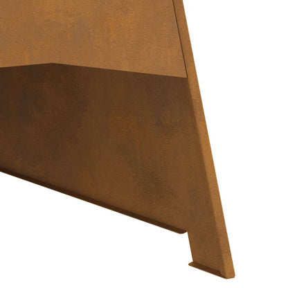 Focolare Marrone 50 x 50 x 95 cm Acciaio