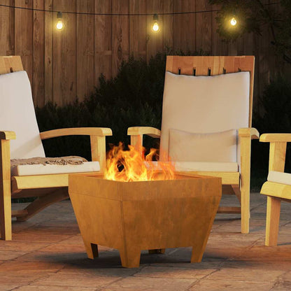 Focolare Marrone 50 x 50 x 38 cm Acciaio