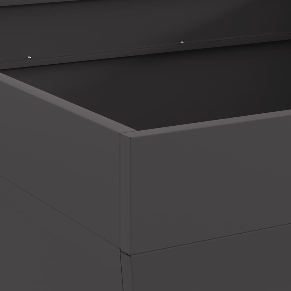 Focolare Nero 80 x 80 x 43 cm Acciaio