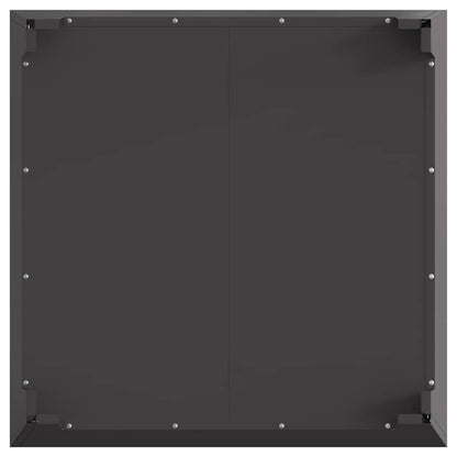 Focolare Nero 80 x 80 x 43 cm Acciaio
