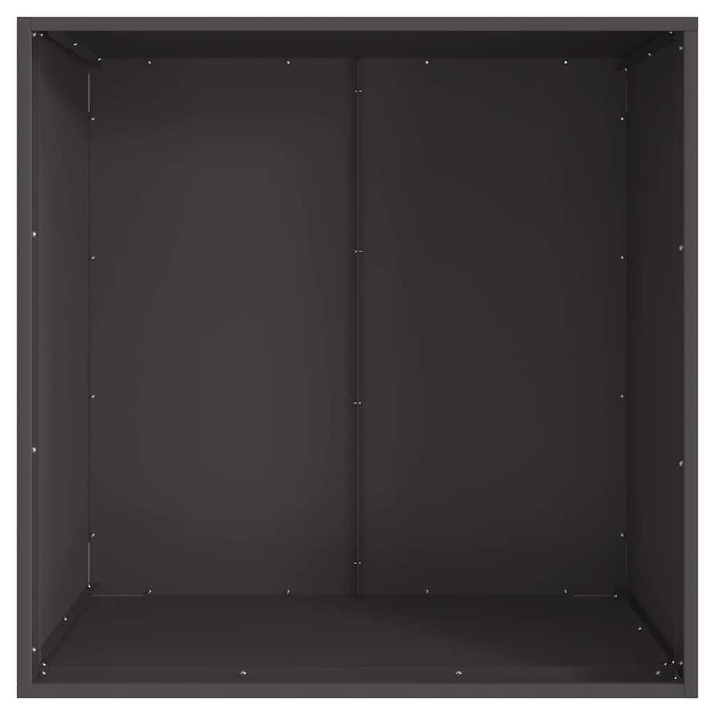 Focolare Nero 80 x 80 x 43 cm Acciaio