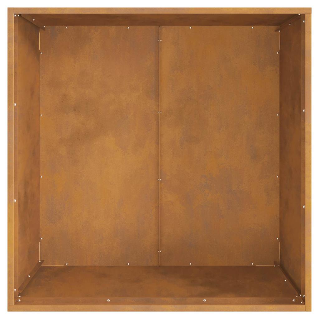 Focolare Marrone 80 x 80 x 43 cm Acciaio