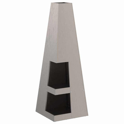 Focolare Marrone 35 x 35 x 100 cm Acciaio CorTen