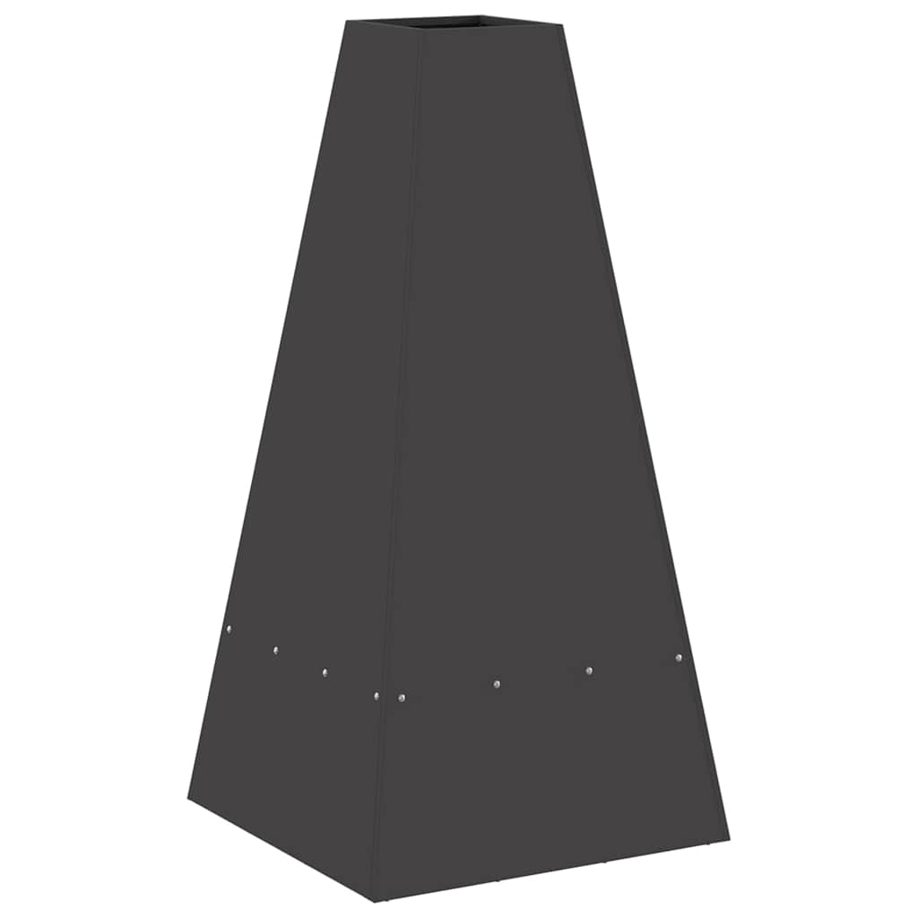 Focolare Nero 50 x 50 x 100 cm Acciaio | homemem39