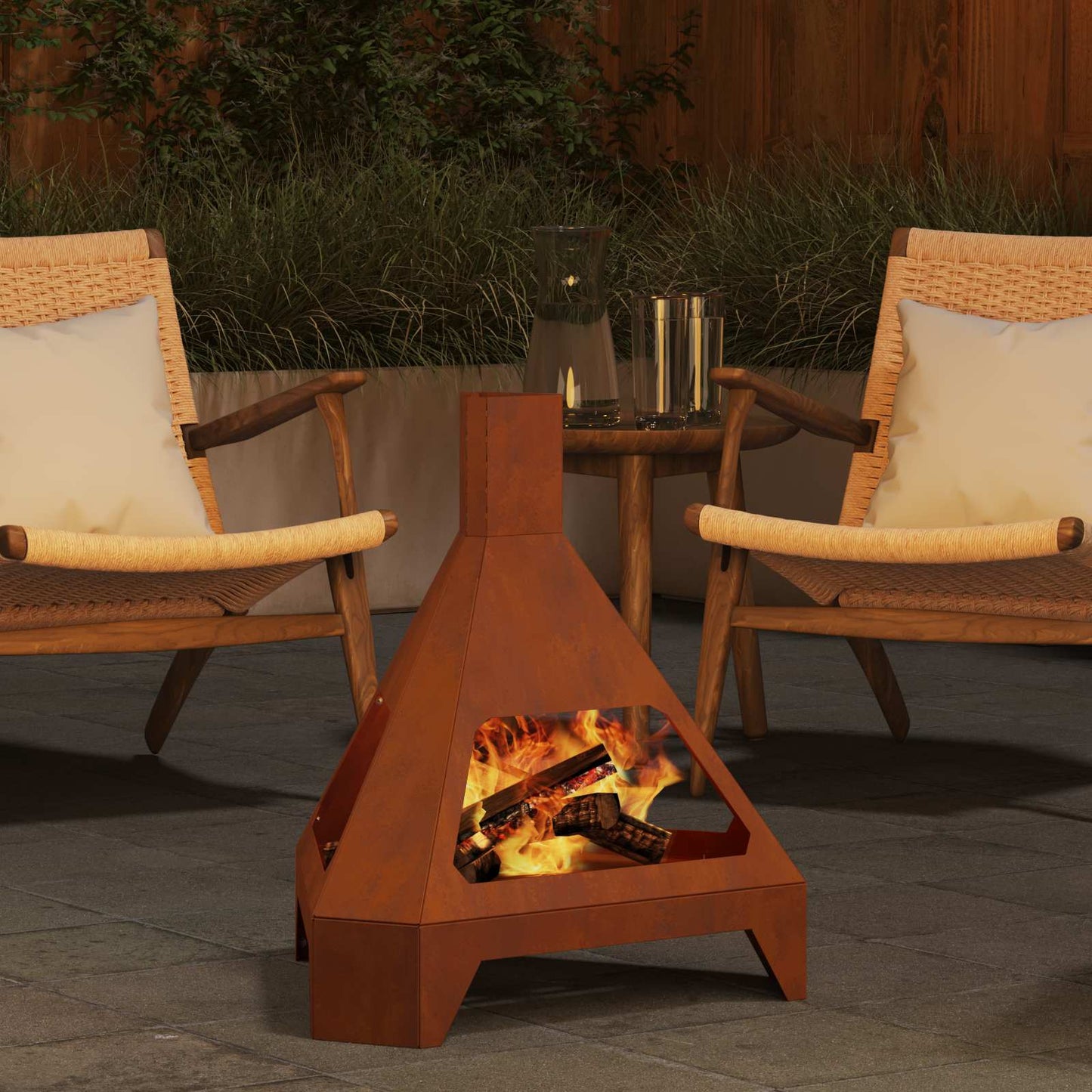 Focolare Marrone 50 x 43 x 52 cm | homemem39