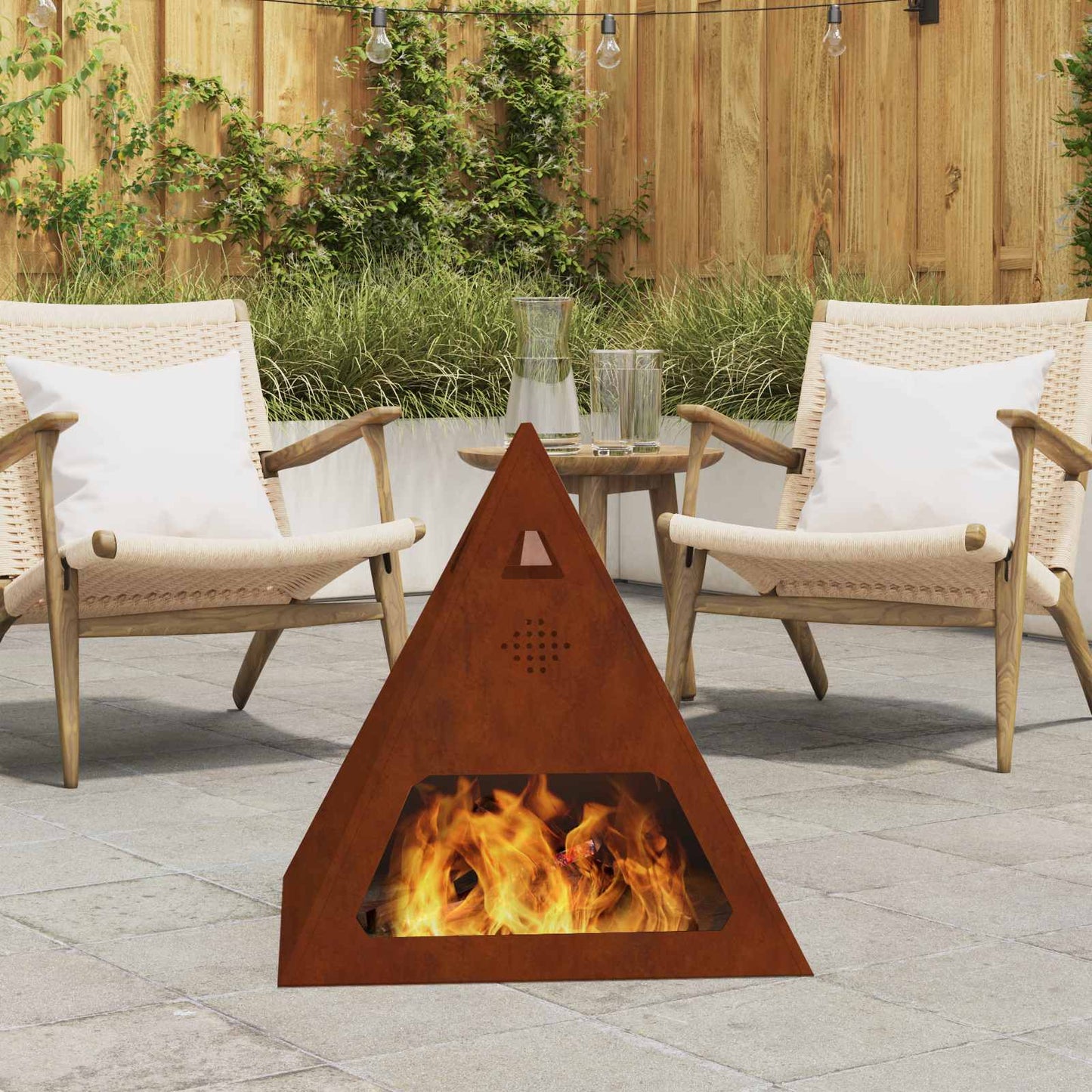 Focolare Marrone 50 x 50 x 51 cm | homemem39