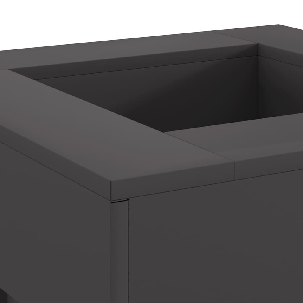 Focolare Nero 60 x 60 x 30 cm Acciaio | homemem39