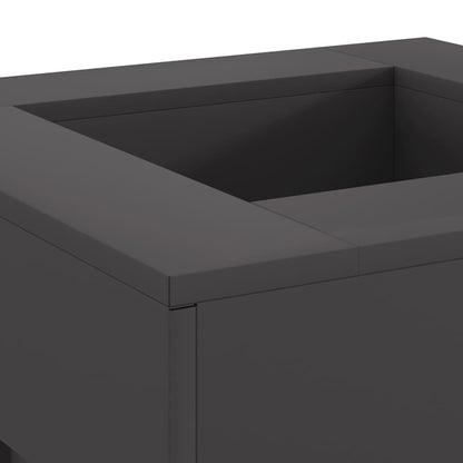 Focolare Nero 60 x 60 x 30 cm Acciaio | homemem39