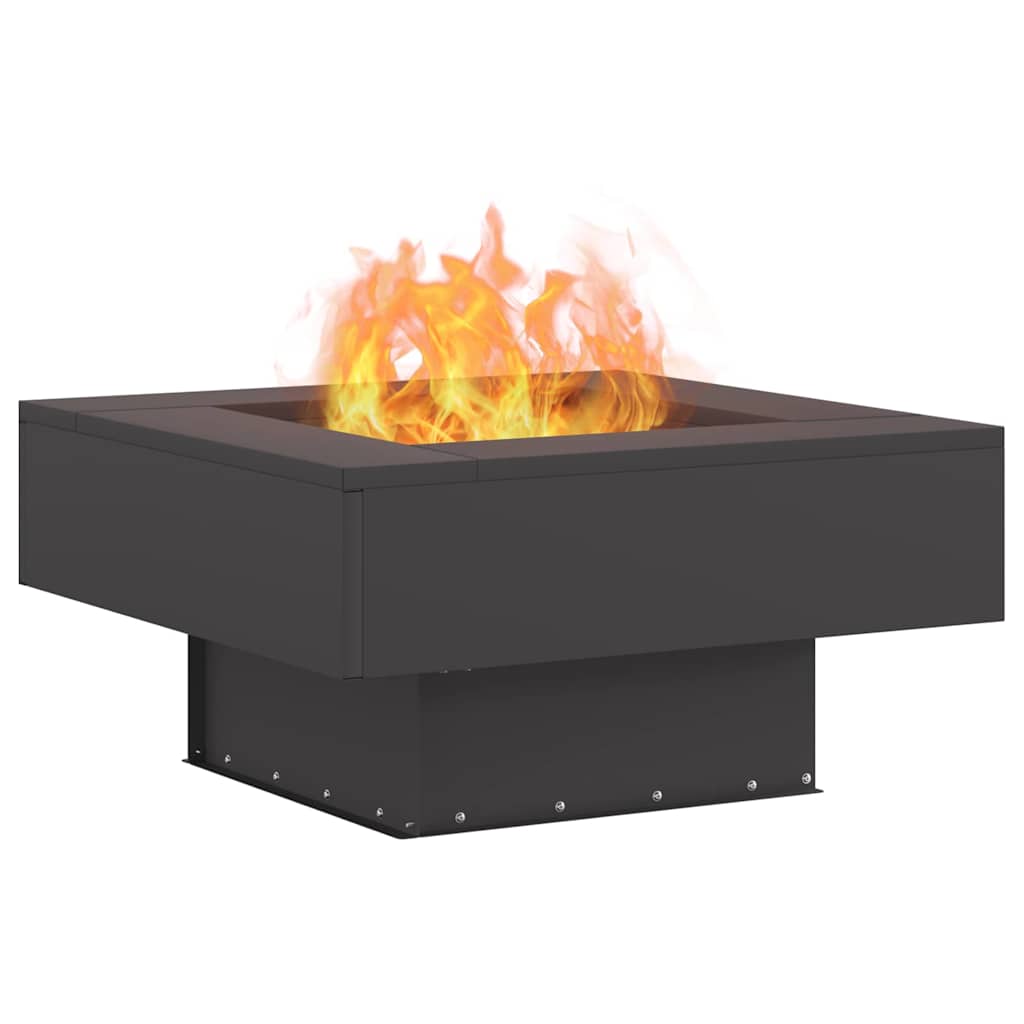 Focolare Nero 60 x 60 x 30 cm Acciaio | homemem39
