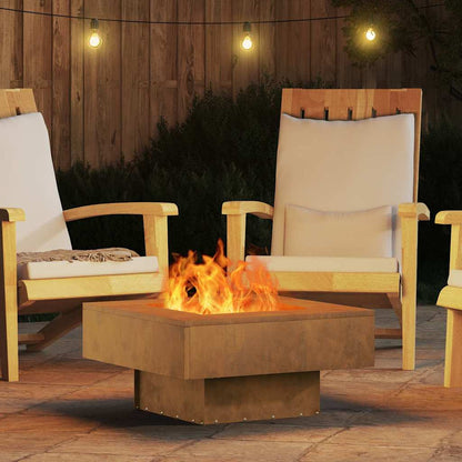 Focolare Marrone 60 x 60 x 30 cm Acciaio