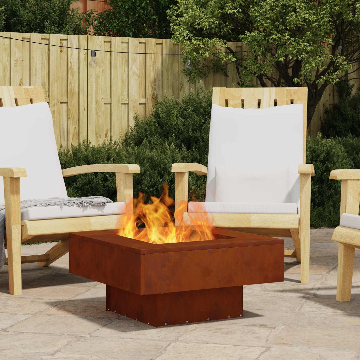 Focolare Marrone 60 x 60 x 30 cm