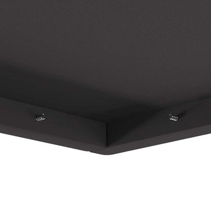 Focolare Nero 80 x 80 x 40 cm Acciaio