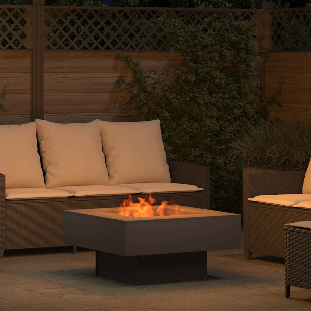 Focolare Nero 80 x 80 x 40 cm Acciaio | homemem39