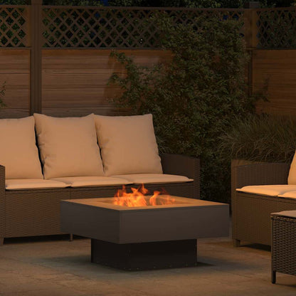Focolare Nero 80 x 80 x 40 cm Acciaio | homemem39