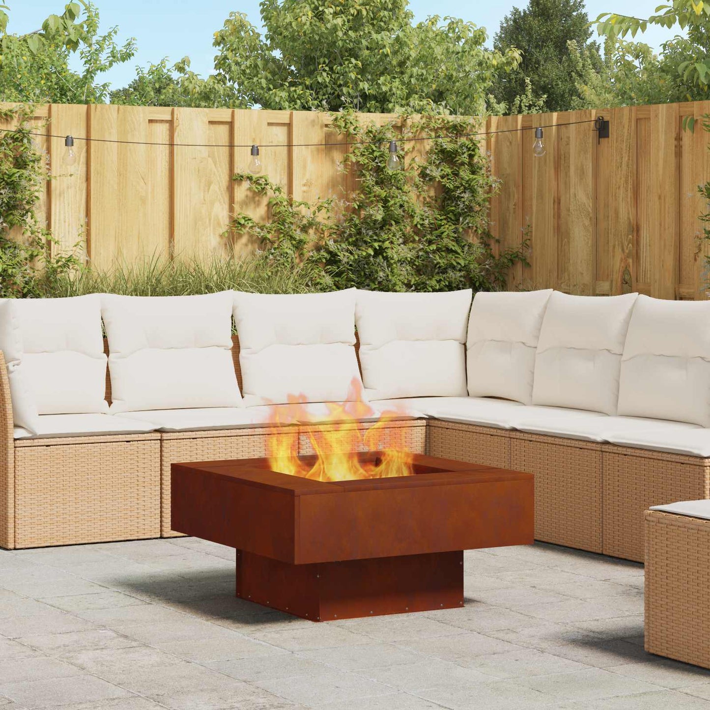 Focolare Marrone 80 x 80 x 40 cm