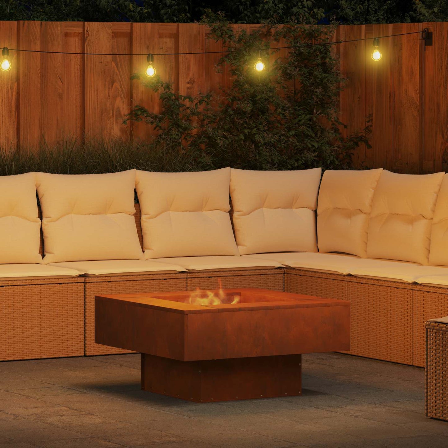 Focolare Marrone 80 x 80 x 40 cm | homemem39