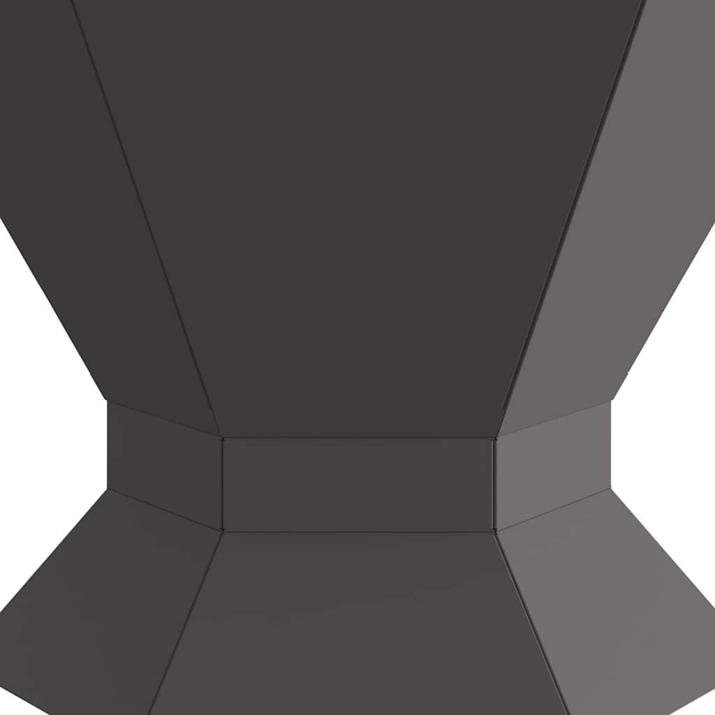 Focolare Nero 50 x 50 x 40 cm Acciaio